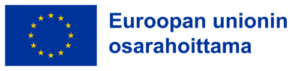 ESR-tunnus, jossa EU-lippu ja teksti Euroopan unionin osarahoittama