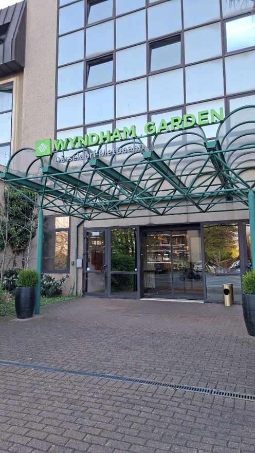 Hotel Myndham Garden i Düsseldorf.